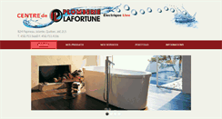 Desktop Screenshot of plomberielafortune.com